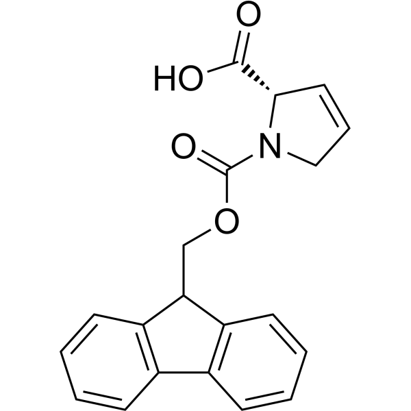 (S)-1-(((9H-Fluoren-9-yl)methoxy)carbonyl)-2,5-dihydro-1H-pyrrole-2-carboxylic acid 135837-63-7